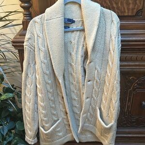 Ralph Lauren 100% wool oversized cardigan